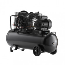 Компрессор 100 л, 3 кВт, 220 В, 8 атм, 500 л/мин, 2 цилиндра INTERTOOL PT-0014