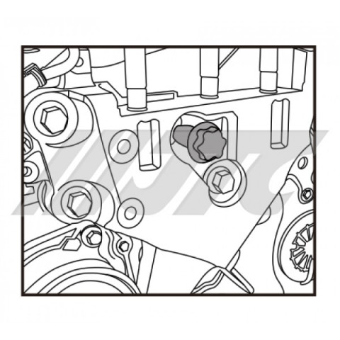 Головка для снятия и установки винта кронштейна двигателя FORD (2,0 дизель)