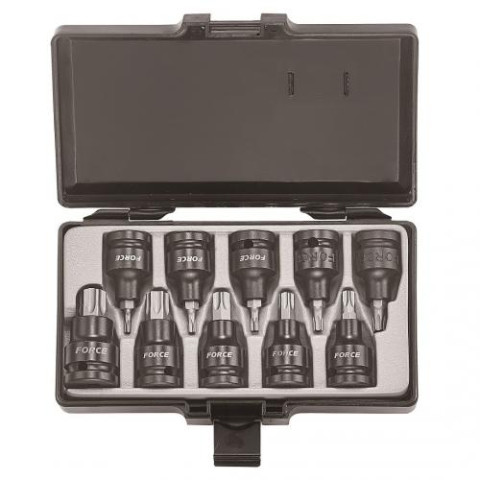 1/2 Набор головок-бит Torx ударных 10 пр. (T20-T70) (FORCE 4108)