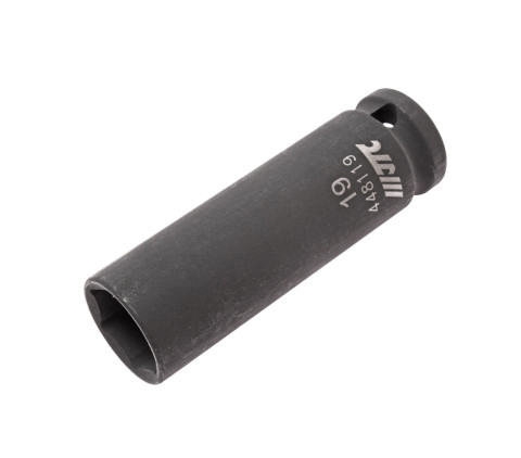 Головка ударная глубокая 1/2" 6гр. 19мм L=82мм (тонкостенная)