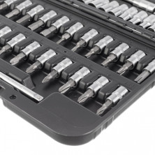 Набор инструментов 1/4", 46ед., Cr-V INTERTOOL ET-8046