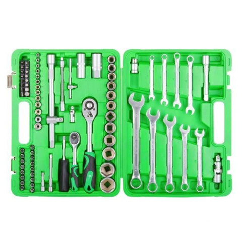 Набор инструментов 1/2" & 1/4"; 82ед INTERTOOL ET-6082SP