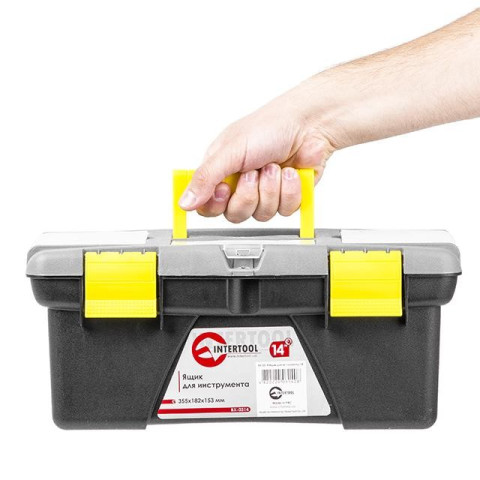 Ящик для инструмента 14" 355*182*153мм INTERTOOL BX-0314