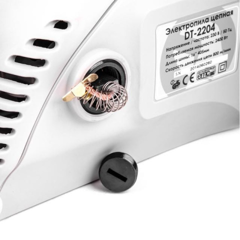 Пила цепная 2400 Вт, 800 м/мин, шина 40 cм, 230 В, прямой двигатель INTERTOOL DT-2204