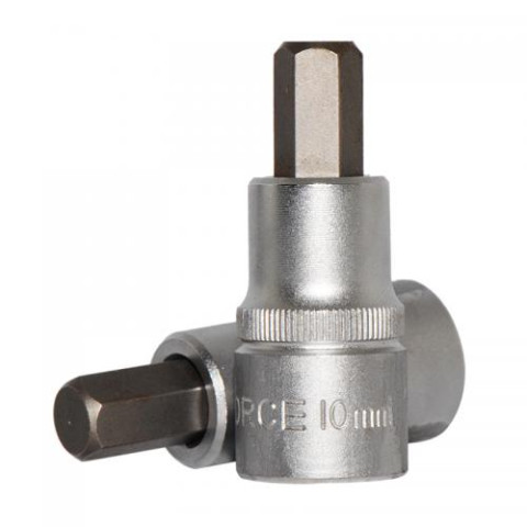 1/2 Головка-бита шестигранная (HEX) 10 мм, L=55 мм (FORCE 34405510)