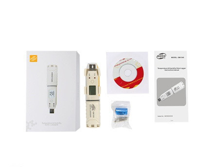 Регистратор влажности и температуры (даталоггер) USB, 0-100%, -30-80°C BENETECH GM1365
