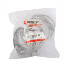 Хомут нержавеющая сталь 12,7 мм D 65-89 мм INTERTOOL TC-1165