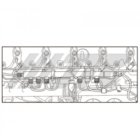 Набор заглушек для проверки ТНВД SCANIA