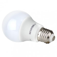 Светодиодная лампа LED 10Вт, E27, 220В, INTERTOOL LL-0014