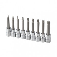 Набор бит TORX 1/2" T20-T60, 100мм, S2, STORM INTERTOOL ET-8401
