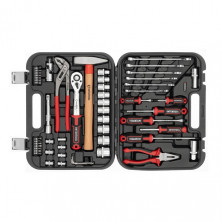 Набор инструментов 1/2" & 1/4", 56ед., Cr-V STORM INTERTOOL ET-8056