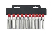 3/8" Набор головок Spline глубоких 10 пр. (8-19 мм) (код 3108Q)