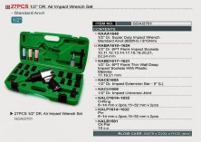 Набор пневмоинструмента TOPTUL 1/2" 27ед. GDAI2701
