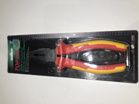 Пассатижи электрика 7" 1000V VDE TOPTUL DGCA2207