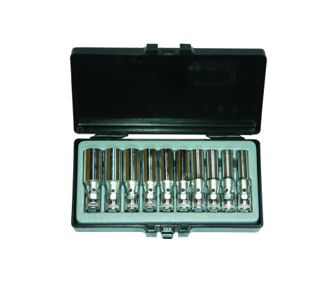 3/8" Набор головок глубоких с карданом 10 пр. (код 3103)