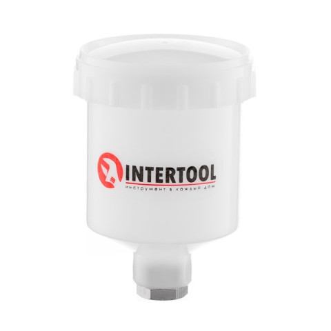 Бачок пластиковый для HVLP мини, 125мл INTERTOOL PT-1900