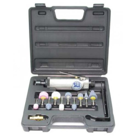 Бормашинка пневматическая с набором шарожек 6 мм, 22 000 об/мин (код ST-7733MK)