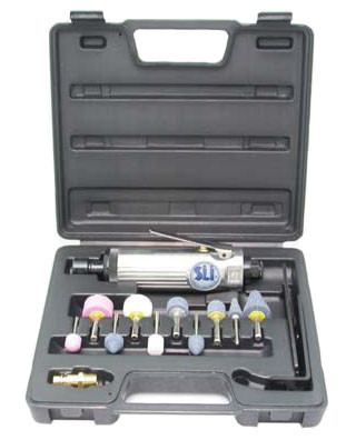 Бормашинка пневматическая с набором шарожек 6 мм, 22 000 об/мин (код ST-7733MK)