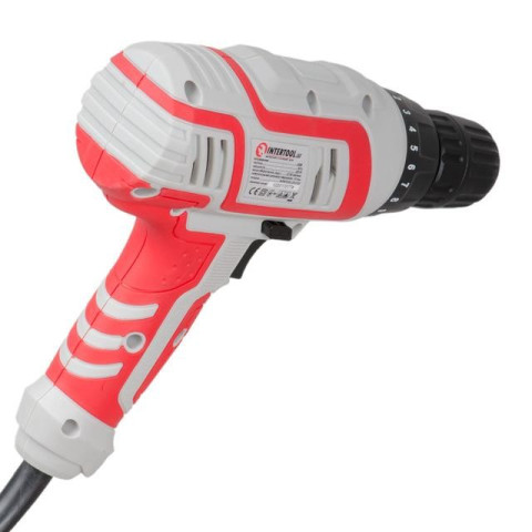 Дрель-шуруповерт электрическая 320 Вт, 220 В, 0-750 об/мин, 0.8-10 мм, 10 Нм INTERTOOL DT-0103