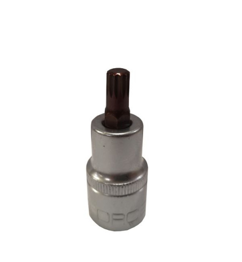 Головка-бита SPLINE 12-лучевая Premium M10 1/2" (L-55мм) ROCKFORCE RF-34805510 Premium