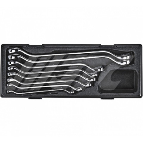 Набор ключей накидных 8-24мм., 45гр., зеркальная полировка, 8ед.