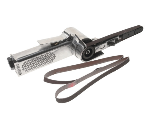 Пневмошлифовальная машинка ленточная 10мм 1/4"