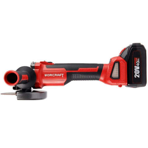 Аккумуляторная бесщеточная шлифмашина угловая WORCRAFT CAG-S20LIBH-125B