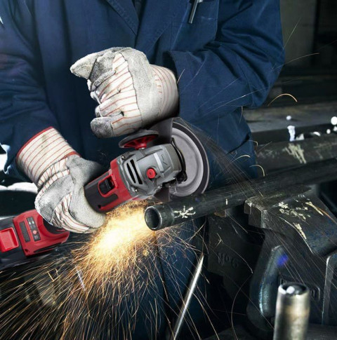 Аккумуляторная бесщеточная шлифмашина угловая WORCRAFT CAG-S20LIBH-125B