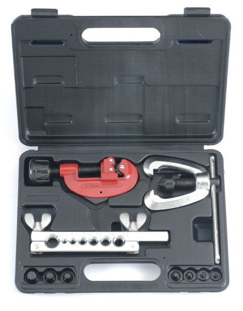 Наборы для развальцовки труб 10 пр. (3/16"-5/8") (код 656)