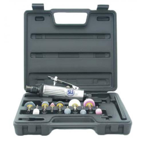 Бормашинка пневматическая с набором шарожек 6 мм, 25 000 об/мин (код ST-7732MK)