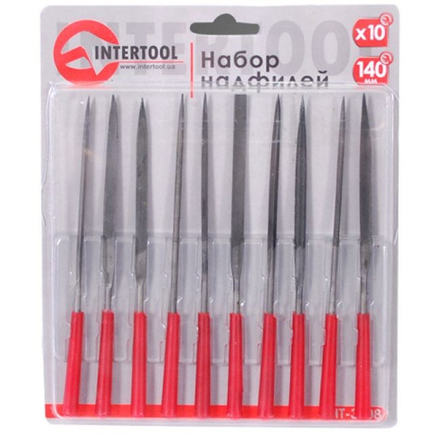 Набор надфилей 10шт. INTERTOOL HT-3708
