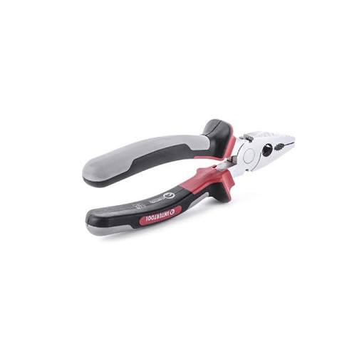 Плоскогубцы 180мм CrV с изолированными рукоятками INTERTOOL NT-0212