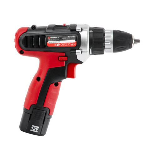 Дрель-шуруповерт аккумуляторная, Li-Ion 12В INTERTOOL WT-0321