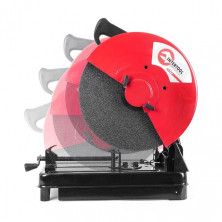 Пила монтажная отрезная по металлу, 2000 Вт, 3800 об/мин, диск 355мм INTERTOOL DT-0635