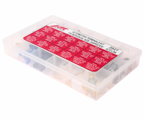 Комплект автомобильных клемм изолированных 530ед.