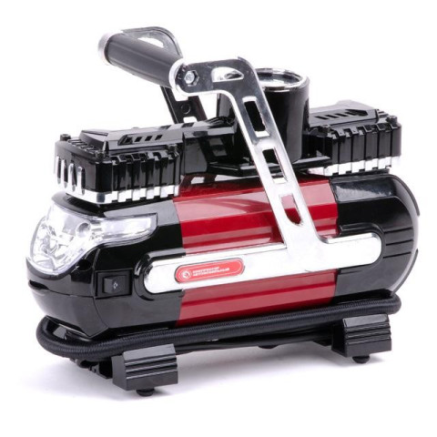 Компрессор автомобильный 12В. Два цилиндра 30 мм INTERTOOL AC-0003