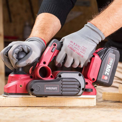Аккумуляторный бесщеточный рубанок WORCRAFT CEP-S20LiB