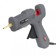 Пистолет клеевой 90(290)Вт, 230В,215-230°C под стержни 10.8-11.5мм, 13-30 г/мин., удлин. сопло, выключатель. INTERTOOL RT-1105