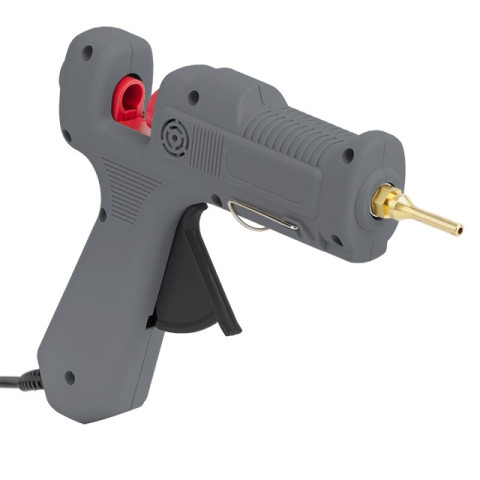Пистолет клеевой 90(290)Вт, 230В,215-230°C под стержни 10.8-11.5мм, 13-30 г/мин., удлин. сопло, выключатель. INTERTOOL RT-1105