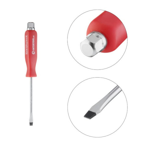 Отвертка ударная SL6x100мм INTERTOOL HT-0482