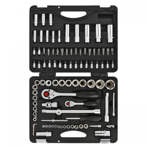 Набор инструмента Force 94 предмета 1/4 и 1/2 6-гранный (код 4941-5)