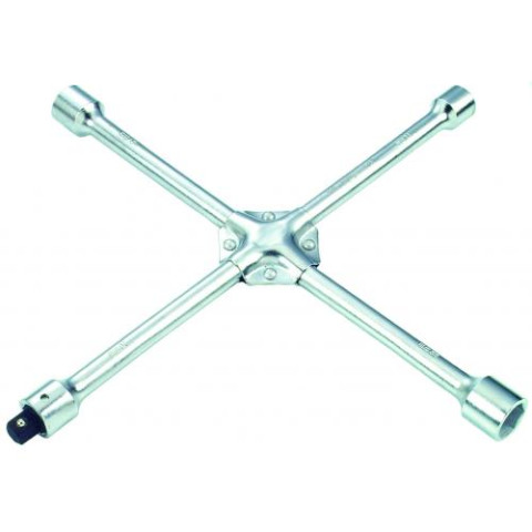 Ключ колесный крест 400 мм 17,19,21,22 мм с переходником 1/2 Force (Код 681B400)