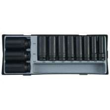 1/2" Набор головок глубоких ударных 6-гранных 11 пр. (код T4119)