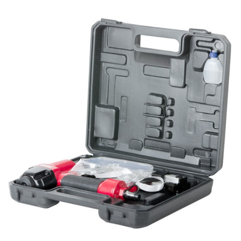 Степлер пневматический комбинированный под скобу/гвозди INTERTOOL PT-1612