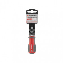 Отвертка шлицевая SL6.0*38 мм, CR-V INTERTOOL VT-3309