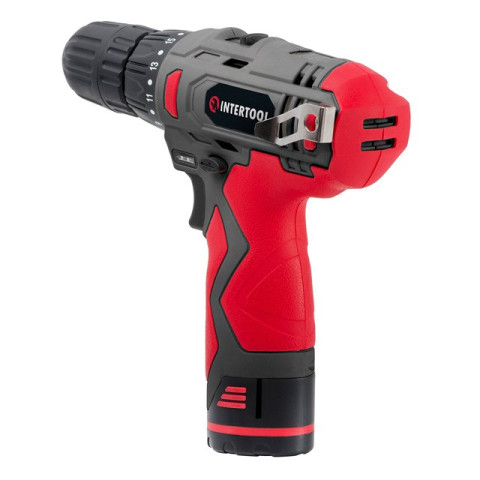 Дрель-шуруповерт аккумуляторная Li-Ion 12В INTERTOOL DT-0310