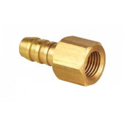 Фитинг латунный елка (внутренняя резьба 1/4") 3/8" (h10) х 1/4" (f)