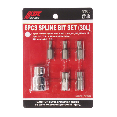 Набор бит 10мм SPLINE M5-M12  6ед.