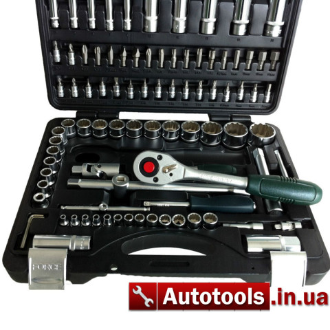 Force 4941-9 набор головок 1/4" & 1/2" - 94 ед. 12тигранный. Головки