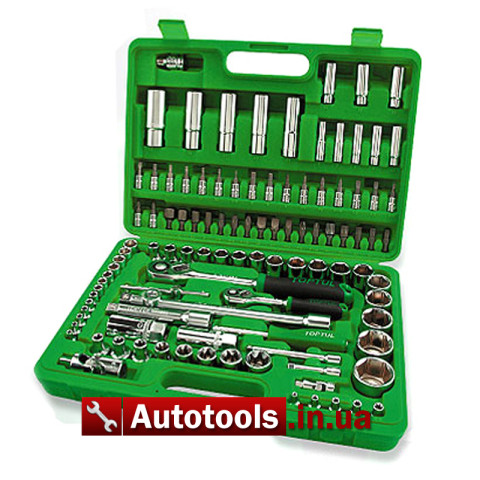 Toptul набор инструмента 1/4 и 1/2 108 ед. 12-тигранный (GCAI108R1)